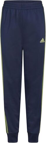 adidas Boy's Tricot Joggers 21 (Big Kids) Black/Green SM (8 Big Kids) in Kuwait