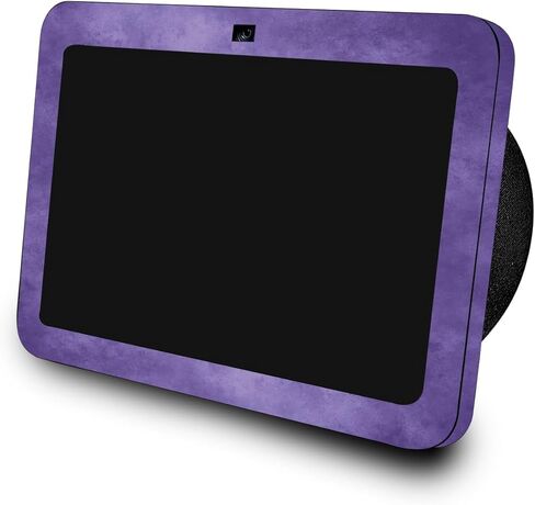 جلد متوافق مع Amazon Echo Show 8 (الجيل الثالث، 2023) - فرشاة هوائية أرجوانية - غطاء لاصق واقٍ من الفينيل 3M ممتاز - سهل الاستخدام | صُنع في الولايات المتحدة الأمريكية بواسطة MightySkins in Kuwait