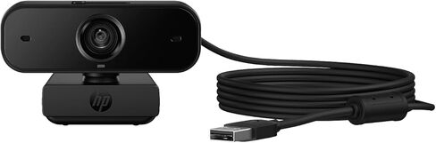 HP 435 Webcam - 2 Megapixel - USB 2.0 Type A - Full HD - 1920 x 1080 Video - Auto-Focus - 85° Angle - Tripod Mount - Microphone - Windows 10, Windows 11, Mac OS X 10.10 Yosemite in Saudi Arabia