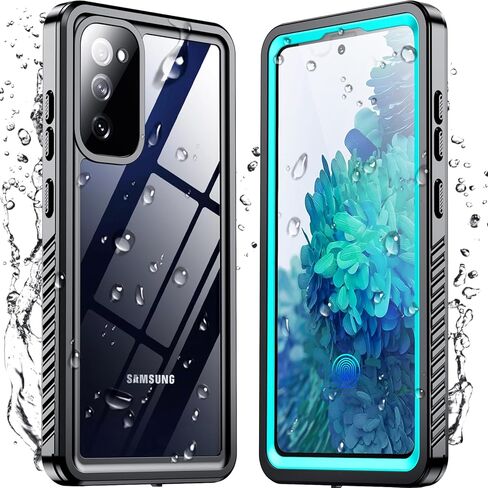 حافظة Temdan لهاتف Samsung Galaxy Note 20 Ultra مقاومة للماء، [حماية من السقوط من الدرجة العسكرية] [IP68 تحت الماء] حافظة متينة متينة مقاومة للصدمات لهاتف Note 20 Ultra 6.9 بوصة - أسود in Kuwait