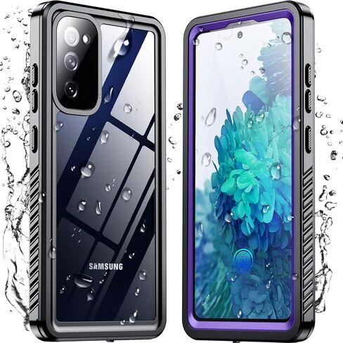 حافظة Temdan لهاتف Samsung Galaxy Note 20 Ultra مقاومة للماء، [حماية من السقوط من الدرجة العسكرية] [IP68 تحت الماء] حافظة متينة متينة مقاومة للصدمات لهاتف Note 20 Ultra 6.9 بوصة - أسود in Kuwait