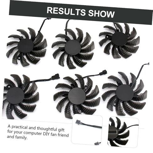 BESPORTBLE Graphic Card Cooling Fan 75mm Replacement Set for Gpu Computer Accessory Video Card Cooler Suitable for Desktop PC Cooling in Kuwait