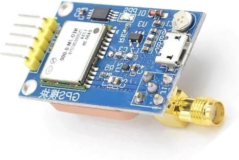 متوافق مع وحدة GPS NEO-7M مع واجهة هوائي SMA، 3.3V/5V TTL لـ Arduino/STM32/C51، يتضمن رمز 51 MCU (يستبدل NEO-6M) in Kuwait