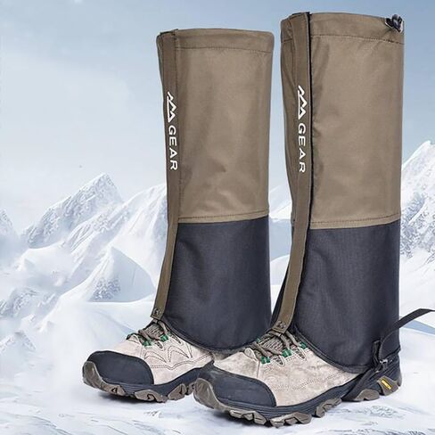 Unisex Waterproof Gaiters for Hiking Lightweight Leg Gaiters for Hiking Walking Climbing Hunting Skiing in Saudi Arabia