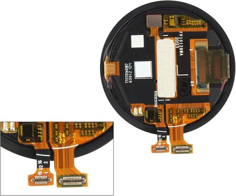 استبدال شاشة Huawei Watch GT2 - لشاشة Huawei Watch GT 2 LCD التي تعمل باللمس لساعة Huawei SmartWatch LTN-B19 DAN-B19 محول رقمي كامل مع أدوات إصلاح (46 مم، أسود بدون إطار) in Saudi Arabia