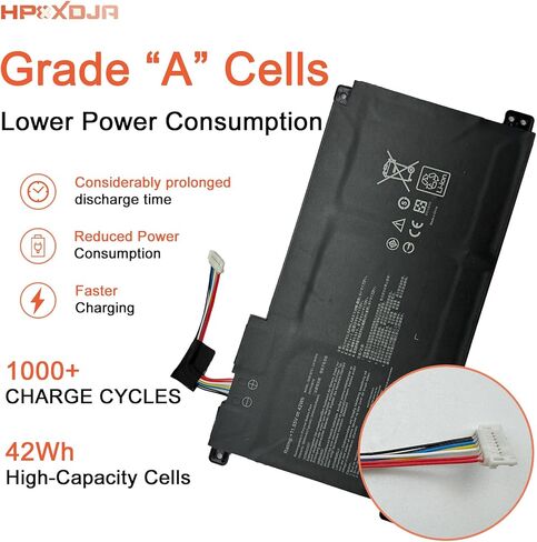 C31N1912 B31N1912 Laptop Battery Replacement for Asus VivoBook 14 E410M E410MA L410M L410MA E410KA E510MA E510KA F414MA L510MA R522MA E410MA-EK007TS EK018TS EK087T E410MA-EK991TS E510KA-EJ033TS in Kuwait