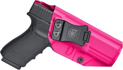 Amberide Glock 20/21 / 22 IWB Holster، Kydex-Boltaron داخل حزام الخصر لـ Glock 20 (10mm)، Glock 21 (.45 ACP) & Glock 22 (.40 S&W) مسدسات، الجيل 3-5، الاحتفاظ الآمن، 0-30 درجة غير قابلة للتعديل in Kuwait