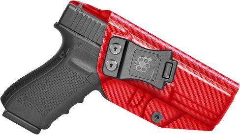 Amberide Glock 20/21 / 22 IWB Holster، Kydex-Boltaron داخل حزام الخصر لـ Glock 20 (10mm)، Glock 21 (.45 ACP) & Glock 22 (.40 S&W) مسدسات، الجيل 3-5، الاحتفاظ الآمن، 0-30 درجة غير قابلة للتعديل in Kuwait