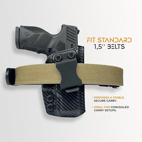 حافظة غطاء IWB Max تناسب Sarsilmaz SAR9 w/TLR-8 داخل حزام الخصر Kydex Gun Holster صناعة أمريكية معدات حمل متينة وخفيفة الوزن in Kuwait