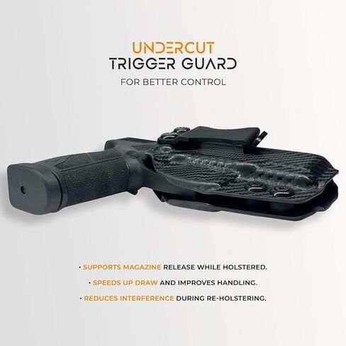 حافظة غطاء IWB Max تناسب Sarsilmaz SAR9 w/TLR-8 داخل حزام الخصر Kydex Gun Holster صناعة أمريكية معدات حمل متينة وخفيفة الوزن in Kuwait