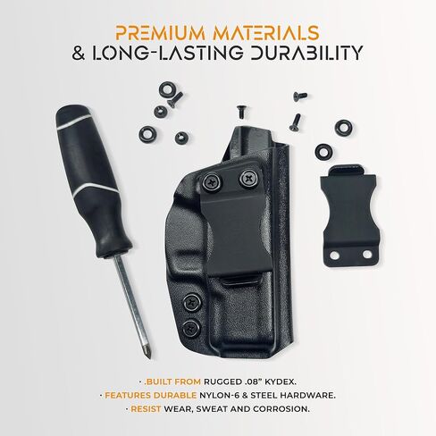 حافظة غطاء IWB Max تناسب Sarsilmaz SAR9 w/TLR-8 داخل حزام الخصر Kydex Gun Holster صناعة أمريكية معدات حمل متينة وخفيفة الوزن in Kuwait