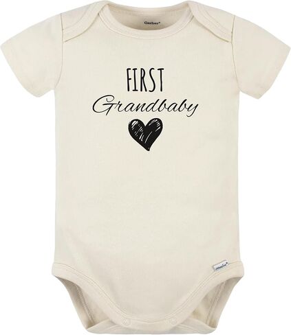 Ink Trendz Pregnancy Announcement Infant Bodysuit First Grandbaby Gift for Grandparents Onesie | New Baby Surprise in Saudi Arabia