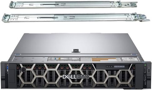 Dell PowerEdge R740 2U Rack Server, Dual Xeon 6130 2.10 GHz, 256GB DDR4 Memory, 64TB Enterprise HDD Storage, RAID, Dual Power, iDRAC, Rail Kit (Renewed) in Saudi Arabia