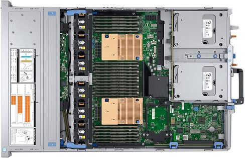 Dell PowerEdge R740 2U Rack Server, Dual Xeon 6130 2.10 GHz, 256GB DDR4 Memory, 64TB Enterprise HDD Storage, RAID, Dual Power, iDRAC, Rail Kit (Renewed) in Saudi Arabia