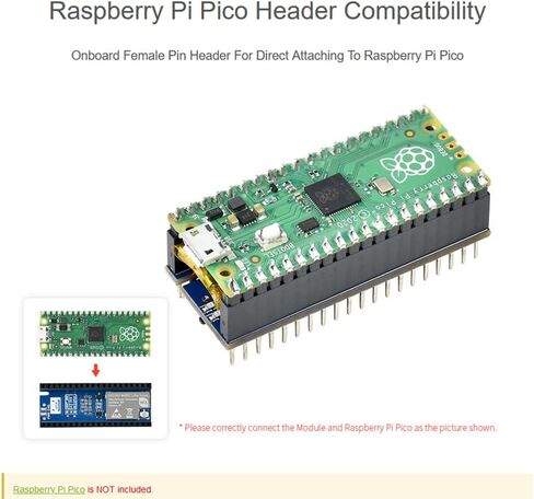 لوحدة عقدة Raspberry Pi Pico SX1262 LoRa، دعم بروتوكول LoRaWAN، اختيار نطاق التردد 915M (902~930MHz) @XYGStudy (Pico-LoRa-SX1262-915M) in Kuwait