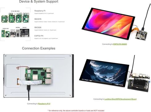 10.1inch DSI Capacitive Touch Display, 800×1280, IPS Panel, Optical Bonding Toughened Glass Panel, 10-Point Touch (10.1-DSI-Touch-A) in Saudi Arabia