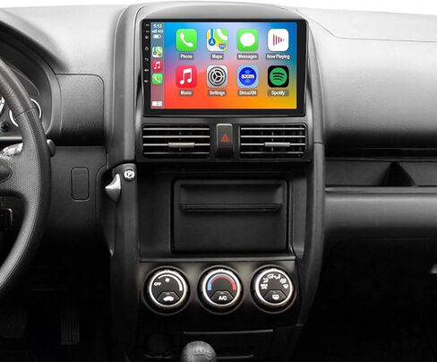 راديو 4G LTE QLED لسيارة Honda CR-V CRV 2003 2004 2005 2006، ترقية ستيريو 8 كور بشاشة تعمل باللمس، تشغيل لاسلكي وأندرويد أوتو، كاميرا احتياطية مجانية in Kuwait
