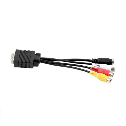 Vga to Cable Adapter Tv -Out Converter for Laptop Standard Vga Input Audio Line in Saudi Arabia