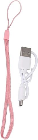 مروحة يد محمولة USB شحن 3 سرعات قابلة للتعديل مروحة جيب صغيرة محمولة للمكياج والسفر واليوجا وصالة الألعاب الرياضية مادة ABS 143 جرام خفيفة الوزن (وردي) in Saudi Arabia