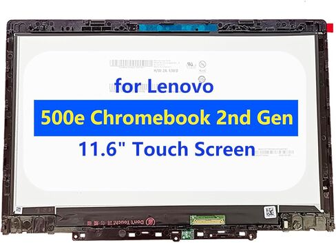 Replacement for Le novo Chromebook 500E Gen 2 LCD LED Touch Screen Digitizer Display Assembly w/Bezel and G-Sensor Board 5D10T79593 5D11E72134 in Saudi Arabia