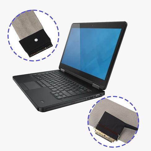 كابل بديل لشاشة الكمبيوتر المحمول LCD P/N 0RNMK1 متوافق مع Dell Latitude 5440 in Kuwait