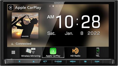 KENWOOD DMX958XR EXCELON Reference 6.8" Full HD Capacitive Touchscreen Car Stereo Receiver | Plus SiriusXM SXV300V1 Satellite Radio Vehicle Tuner in Saudi Arabia
