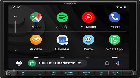 KENWOOD DMX958XR EXCELON Reference 6.8" Full HD Capacitive Touchscreen Car Stereo Receiver | Plus SiriusXM SXV300V1 Satellite Radio Vehicle Tuner in Saudi Arabia
