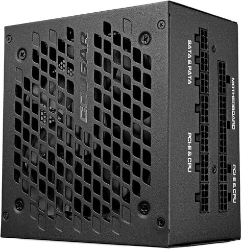 COUGAR Gaming GEX1000, ATX3.0 Power Supply, 140mm in Length, 80Plus Gold Certificate, 100% Refined Japanese Capacitors, Zero Noise, Durable HDB Fan in Saudi Arabia