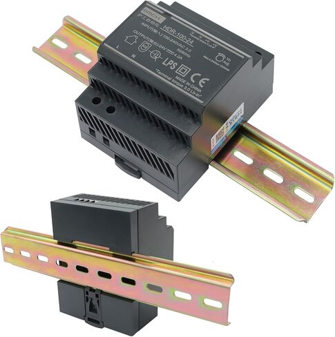 HDR-100-24 24V 4.2A 100W مصدر طاقة السكك الحديدية DIN فائق النحافة على شكل خطوة للأتمتة الصناعية (100W، 24V 4.2A) in Kuwait