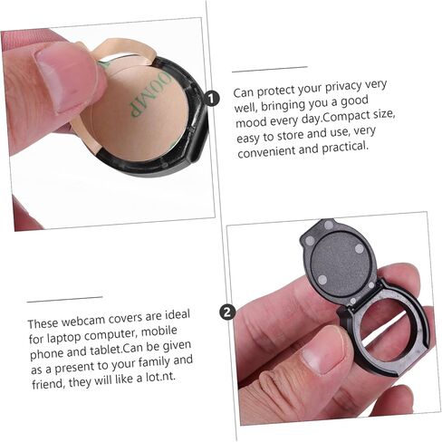 TEHAUX 5PCS Webcam Privacy Cover Ultra Thin Lens Sticker for Laptop Desktop Tablet Dustproof Shutter Cap Compatible HD Pro Easy Installation in Saudi Arabia
