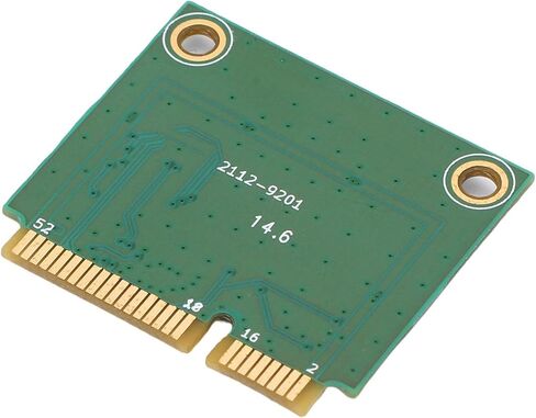 محول لاسلكي VBESTLIFE WiFi 6E 6 جيجا هرتز Mini PCIe، بلوتوث 5.3 ثلاثي الموجات 6 جيجا هرتز 5 جيجا هرتز 2.4 جيجا هرتز محول الكمبيوتر اللاسلكي المدمج في هوائي، دعم OFDMA، MU MIMO in Saudi Arabia