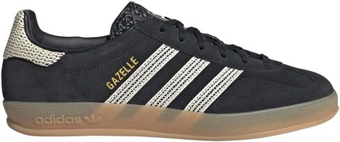 حذاء Adidas Gazelle للأماكن الداخلية للسيدات (أسود/بيج/صمغ) in Kuwait