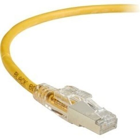 الصندوق الأسود Cat6 250-Mhz كابل التصحيح Snagless Locking S / FTP cm PVC Yl 6Ft - C6PC70S-YL-06 in Kuwait