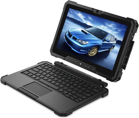 تابلت ديل لاتيتيود 7212 راجد اكستريم، انتل كور i7 الجيل الثامن، شاشة لمس 1920x1080، لوحة مفاتيح قابلة للفصل، 512 جيجا اس اس دي، 16 جيجا رام، ويندوز 11 برو (متجدد) in Saudi Arabia