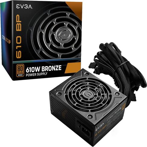 EVGA 460 BP, 80+ BRONZE 450W + 10W, 3 Year Warranty, Power Supply 100-BP-0460-K1 in Saudi Arabia