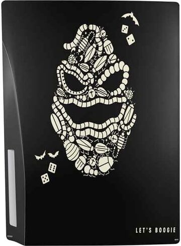 ملصق Skinit المخصص للألعاب متوافق مع حزمة PS5 - مرخص رسميًا من Disney The Nightmare Before Christmas Lets Boogie Art Design in Kuwait