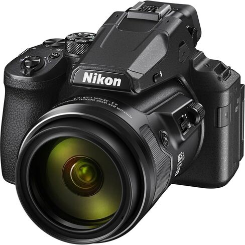 Nikon COOLPIX P950 Digital Camera with NIKKOR 24-2000mm Lens + 2PC 64GB Memory + Extra Battery + Remote Control + Filters + LED Light + Spider Tripod + More (27pc Bundle) (Renewed) in Saudi Arabia