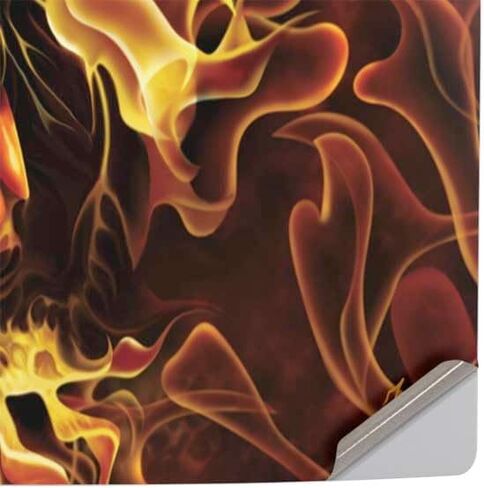 ملصق Skinit المخصص للألعاب متوافق مع وحدة التحكم PS5 Slim Digital Edition - Fire Tiger مرخص رسميًا من Tom Wood Design in Kuwait