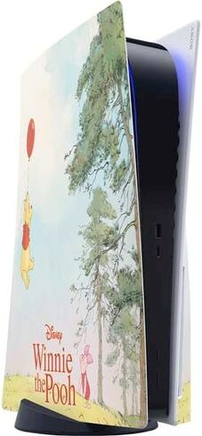 ملصق Skinit المخصص للألعاب متوافق مع وحدة تحكم PS5 - تصميم بورتريه مرخص رسميًا من Disney Winnie The Pooh Eeyore in Kuwait