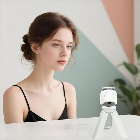 حامل ثلاثي عالمي صغير متوافق مع Instax PAL EVO 70 LOMO، ملحقات كاميرا فورية مع برغي 1/4 بوصة، مثبت حامل محمول مع أقدام مطاطية مضادة للانزلاق، فكرة للتصوير الفوتوغرافي المستقر (أبيض) in Kuwait