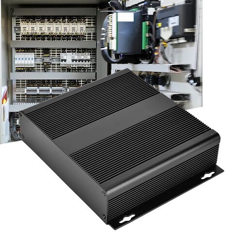 Aluminum Alloy Electronic Case Enclosure Box Durable Protective Cover for Printed Circuit Board PCB Projects Sandblasted Oxidized Black 48 x 204 x 160mm with Screws Kit in Saudi Arabia