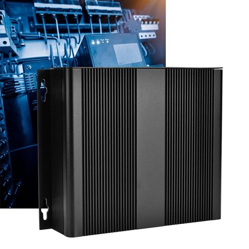 Aluminum Alloy Electronic Case Enclosure Box Durable Protective Cover for Printed Circuit Board PCB Projects Sandblasted Oxidized Black 48 x 204 x 160mm with Screws Kit in Saudi Arabia