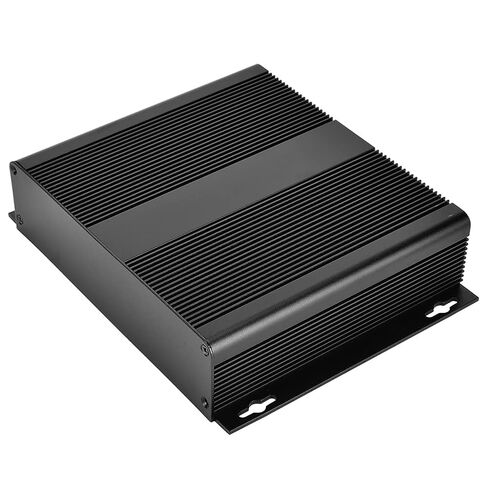 Aluminum Alloy Electronic Case Enclosure Box Durable Protective Cover for Printed Circuit Board PCB Projects Sandblasted Oxidized Black 48 x 204 x 160mm with Screws Kit in Saudi Arabia