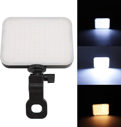 150 مصباح LED للهاتف، ضوء سيلفي للهاتف، 5000 مللي أمبير ضوء فيديو قابل لإعادة الشحن 2500k‑9000K درجة حرارة اللون لكاميرا الهاتف والكمبيوتر المحمول ومدونة فيديو سيلفي in Saudi Arabia
