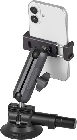 FANAUE Phone Holder Suction Cup Mount, Cell Phone Mount for Dashboard Windshield Vent Wall,Car Phone Holder for iPhone 17 Pro Max 16 15 14 13 12 in Saudi Arabia