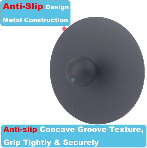 Adhesive Dash Mount for RAM - 3.5" (9cm) Metal Base with 1-Inch Ball | Anti-Slip Design | for RAM B Size & All 1-Inch Ball Accessories in Saudi Arabia