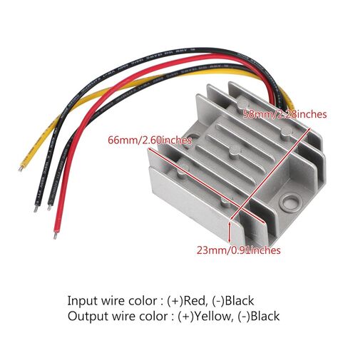 Artudatech Step Down DC/DC Buck Converter 12V/24V to 7.5V 10A Waterproof Regulator Power Module in Saudi Arabia
