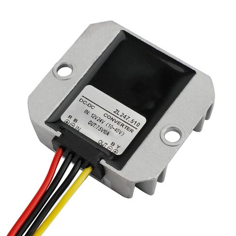 Artudatech Step Down DC/DC Buck Converter 12V/24V to 7.5V 10A Waterproof Regulator Power Module in Saudi Arabia