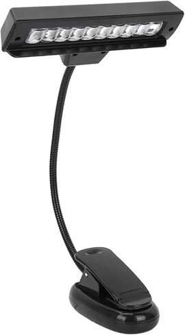 Portable LED On Light, Flexible Gooseneck Reading Lamp with USB Charging and AAA Battery Power, for Music Stand Workbench Night Reading in Saudi Arabia