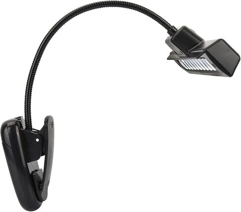 Portable LED On Light, Flexible Gooseneck Reading Lamp with USB Charging and AAA Battery Power, for Music Stand Workbench Night Reading in Saudi Arabia